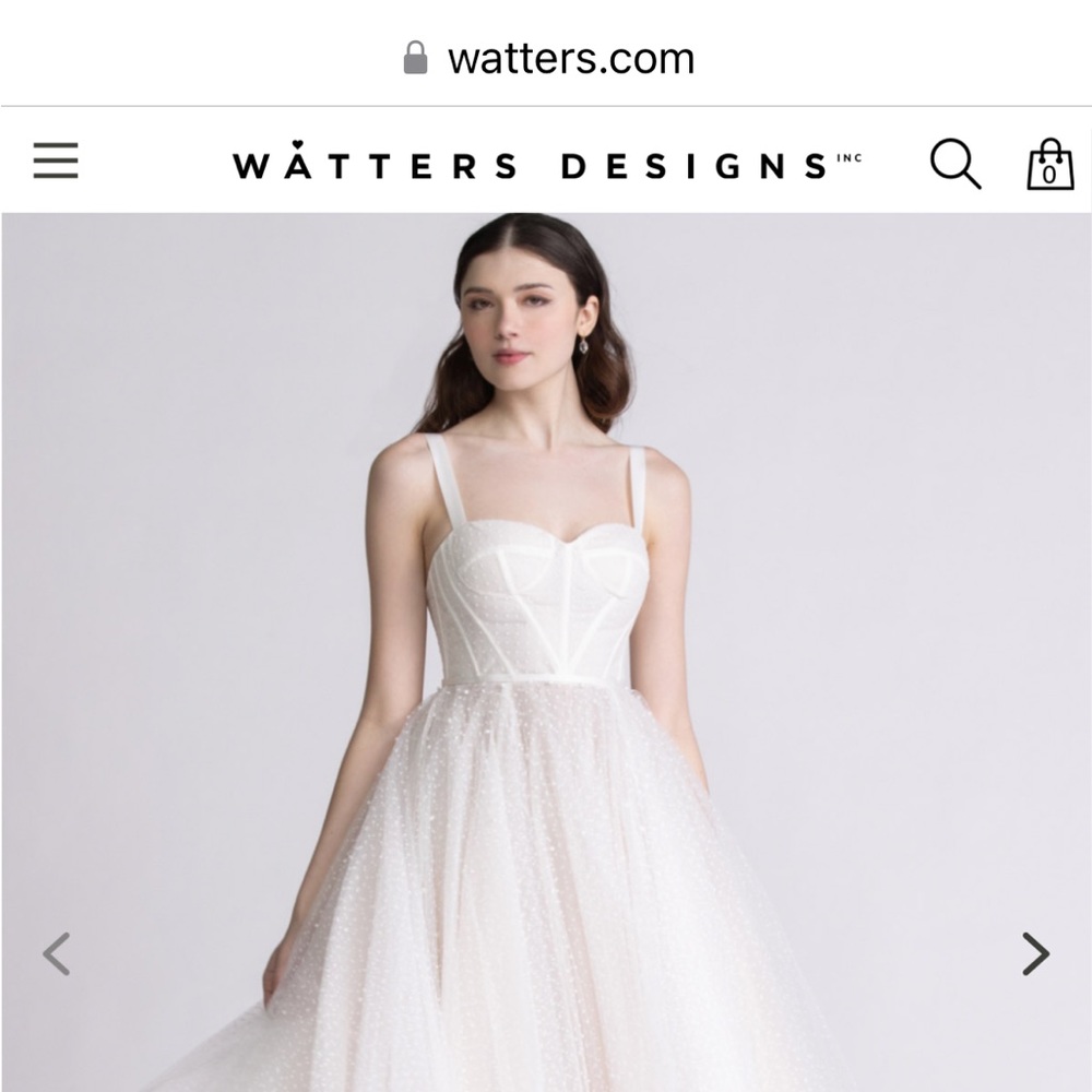 “By Watters Moran” Wedding Gown size 6 NWT